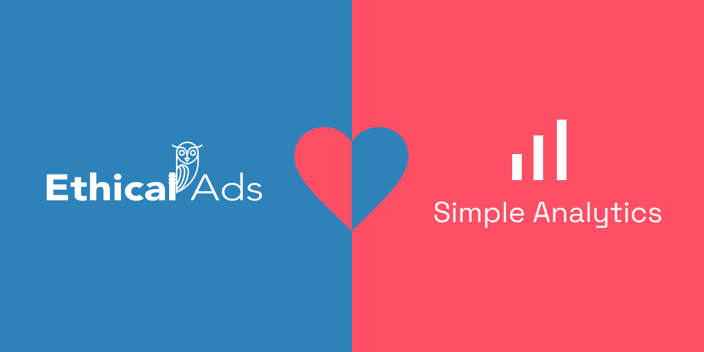 EthicalAds providing free analytics with Simple Analytics