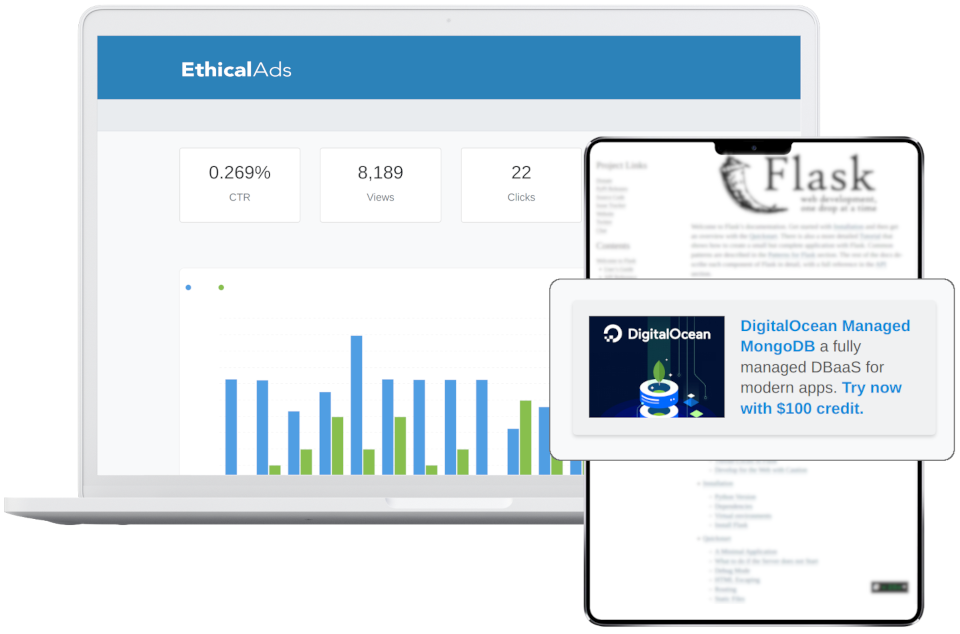 Developer focused ad